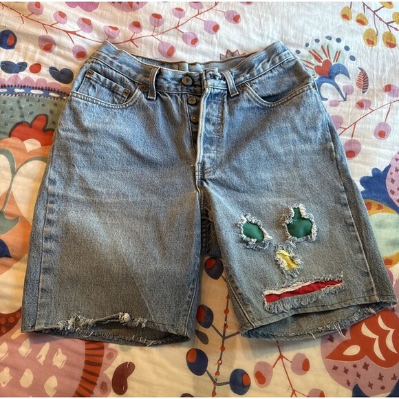 Levi's Pants - Vintage 90's Levi's 501 Jean Shorts Denim Distressed Custom Cut Off | Women's 6